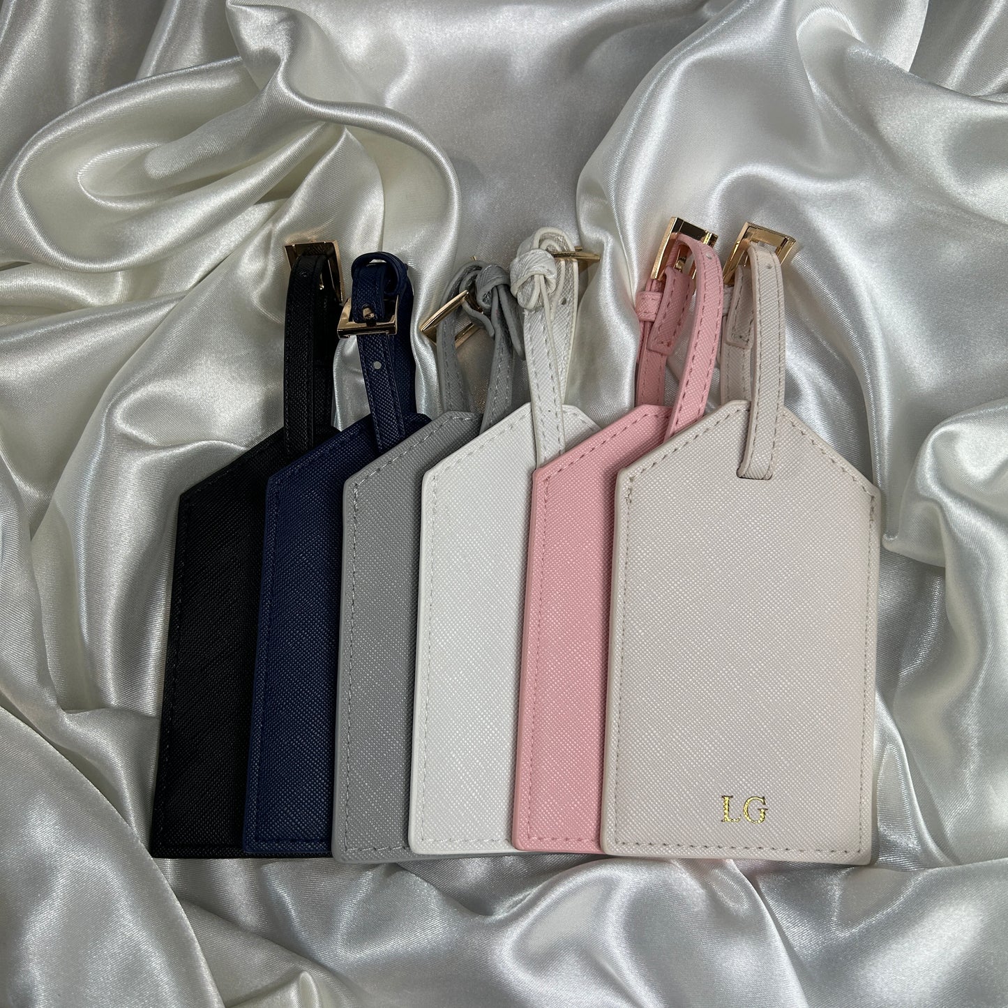 Personalised Vegan Leather Luggage Tag