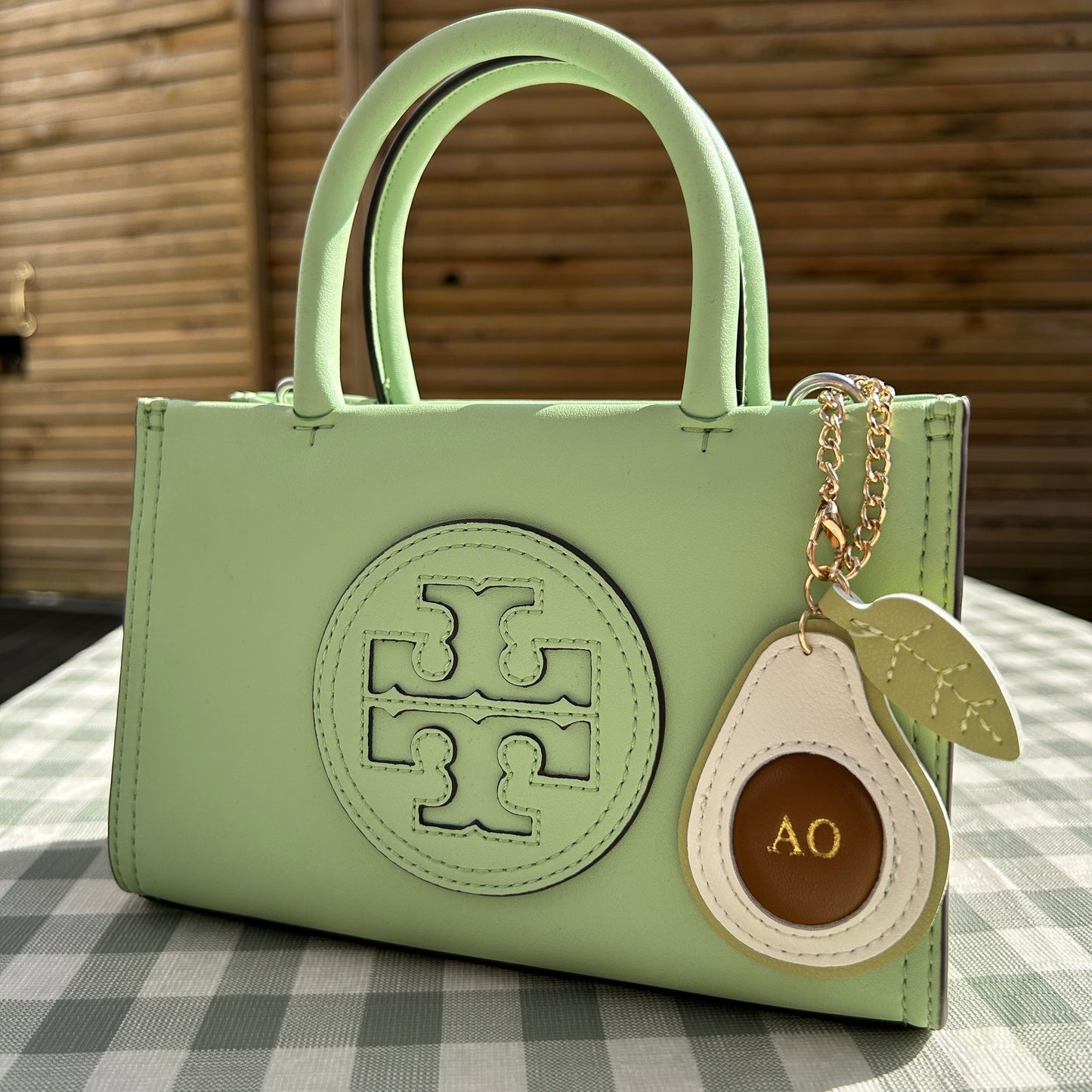 Personalised Avocado Bag Charm