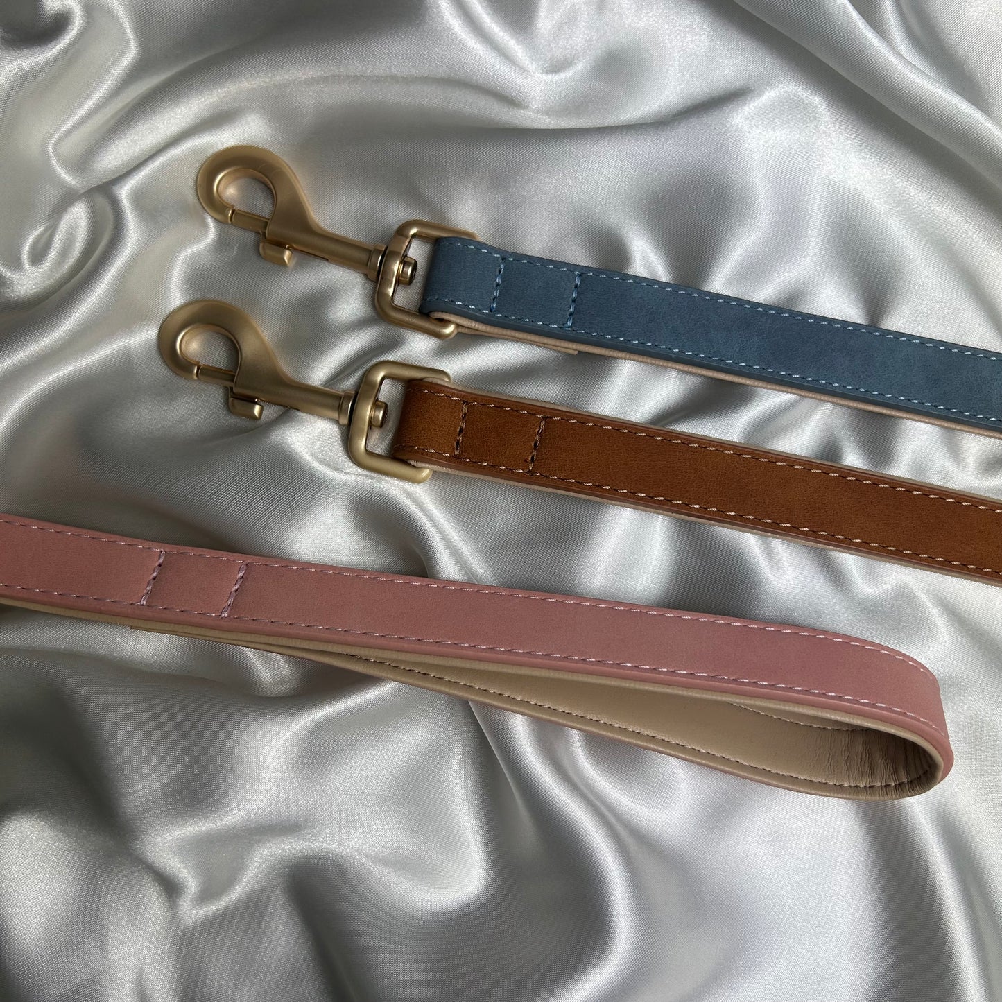 Personalised Vegan Suede Leather Dog Collar & Lead Set