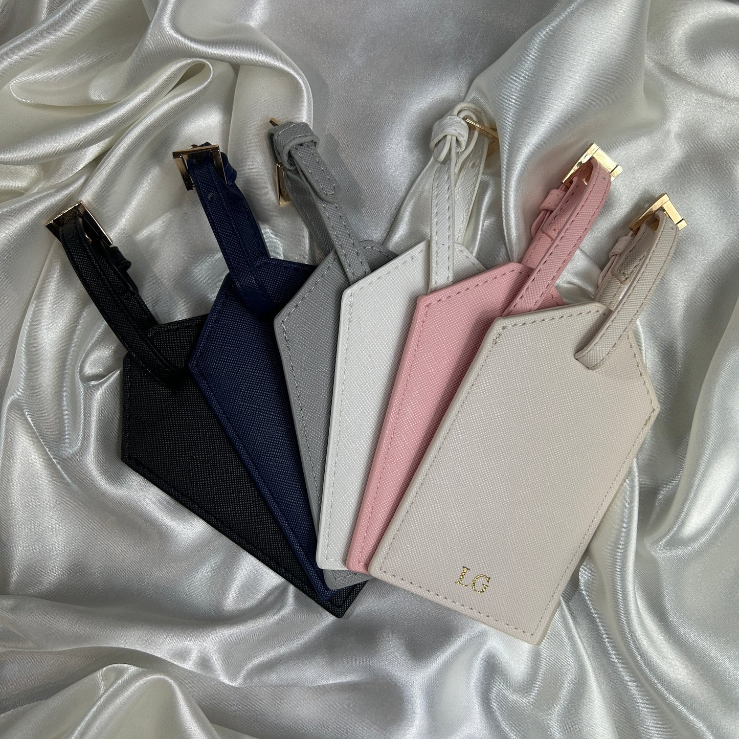 Personalised Vegan Leather Luggage Tag