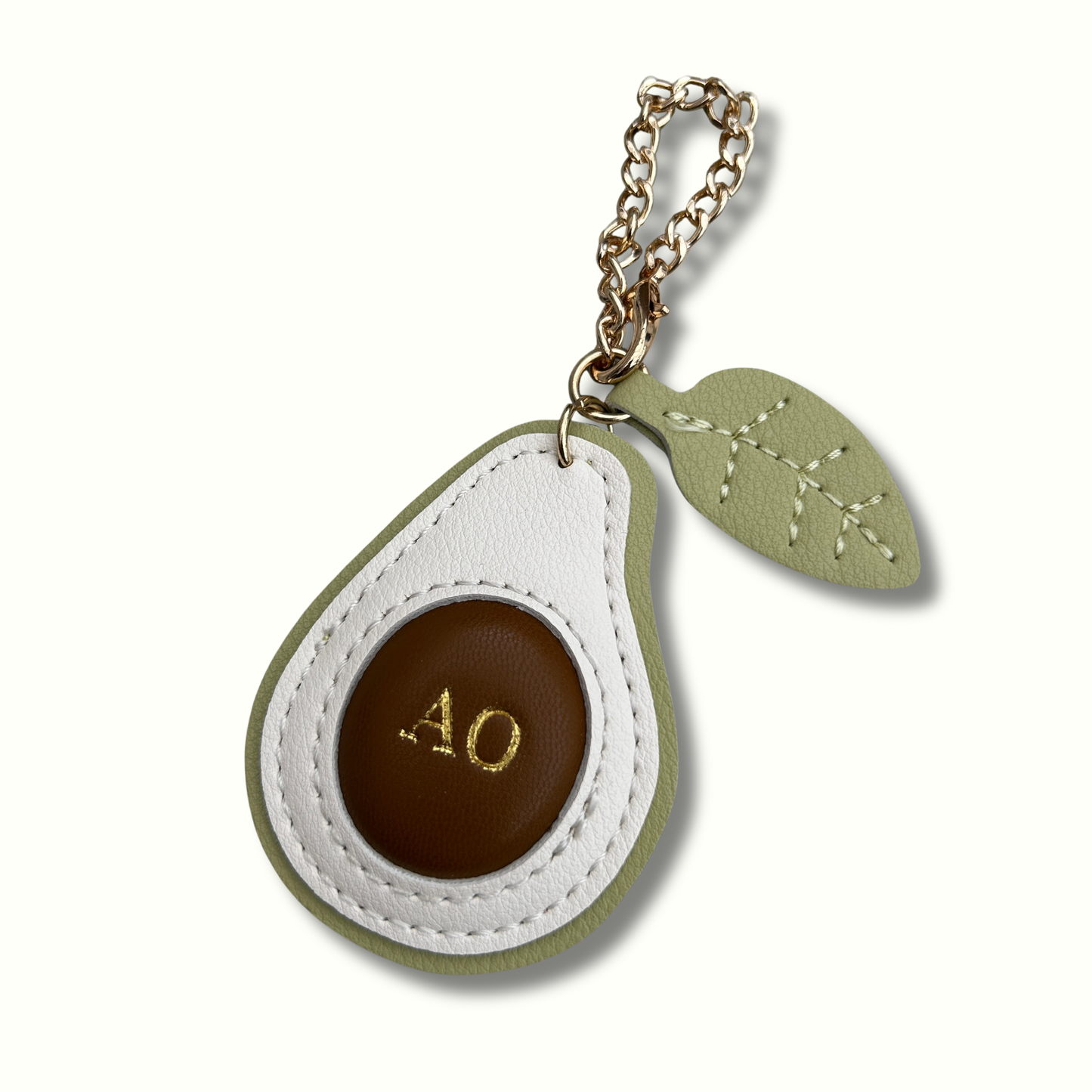 Personalised Avocado Bag Charm