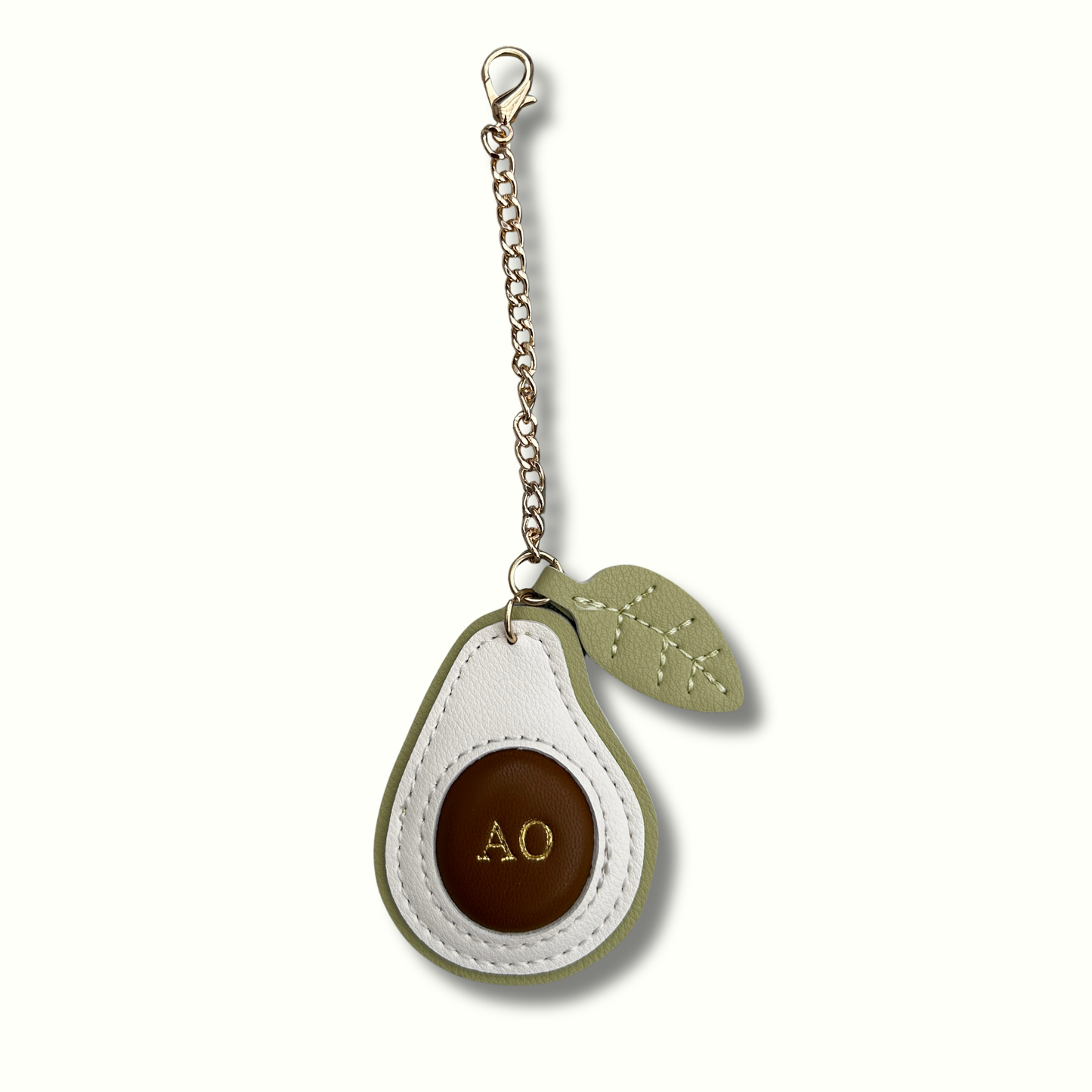 Personalised Avocado Bag Charm