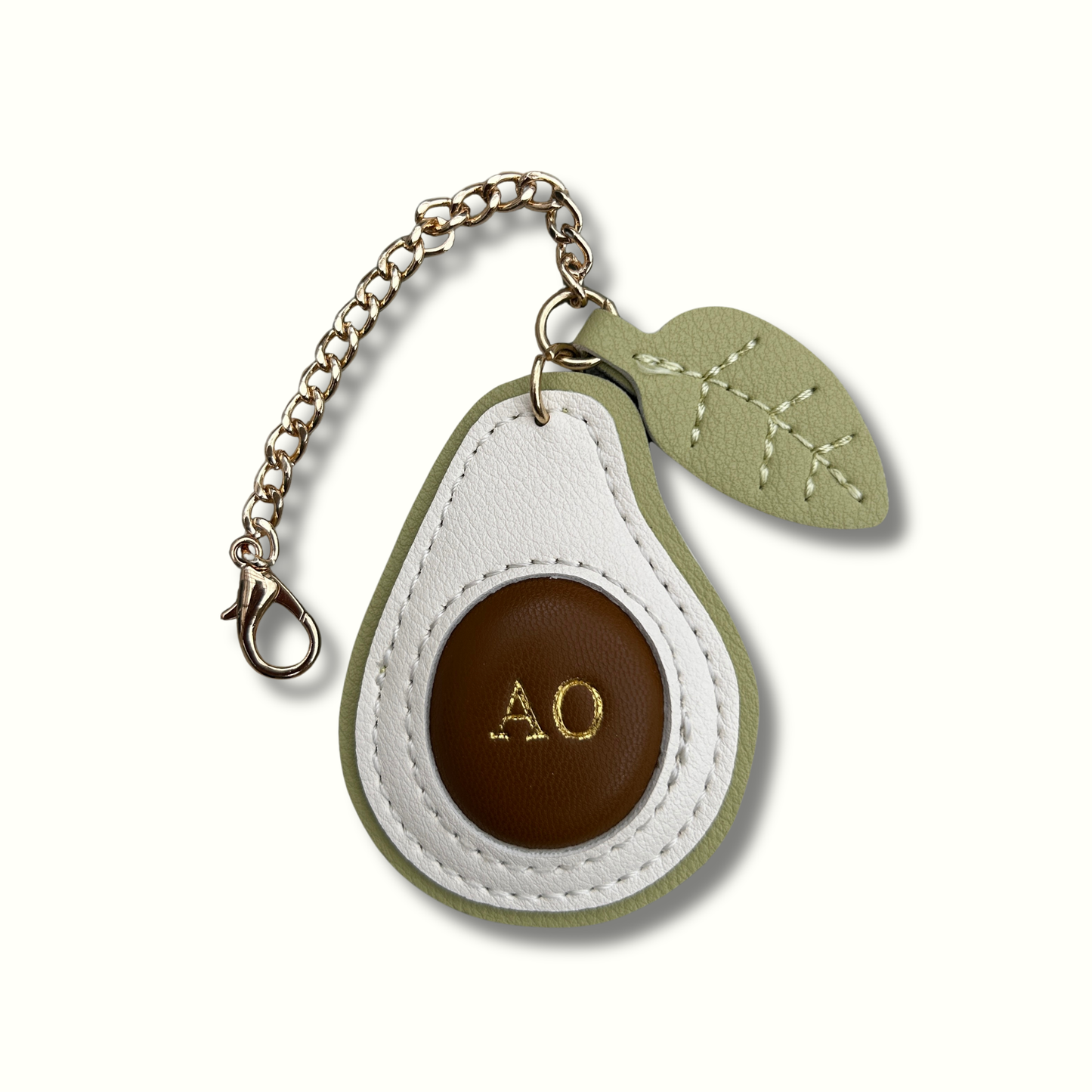 Personalised Avocado Bag Charm