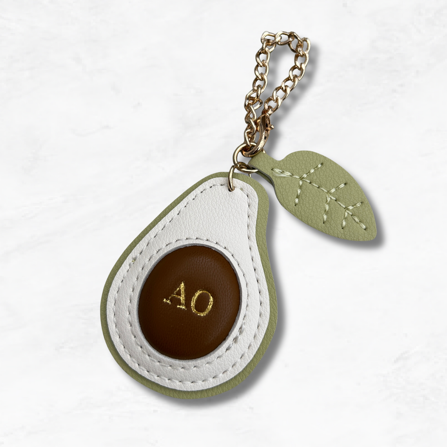 Personalised Avocado Bag Charm