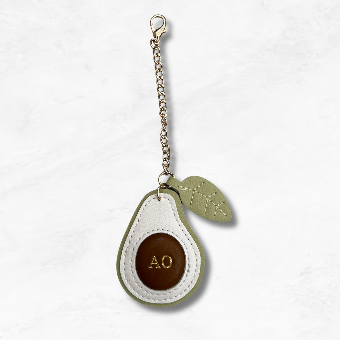 Personalised Avocado Bag Charm