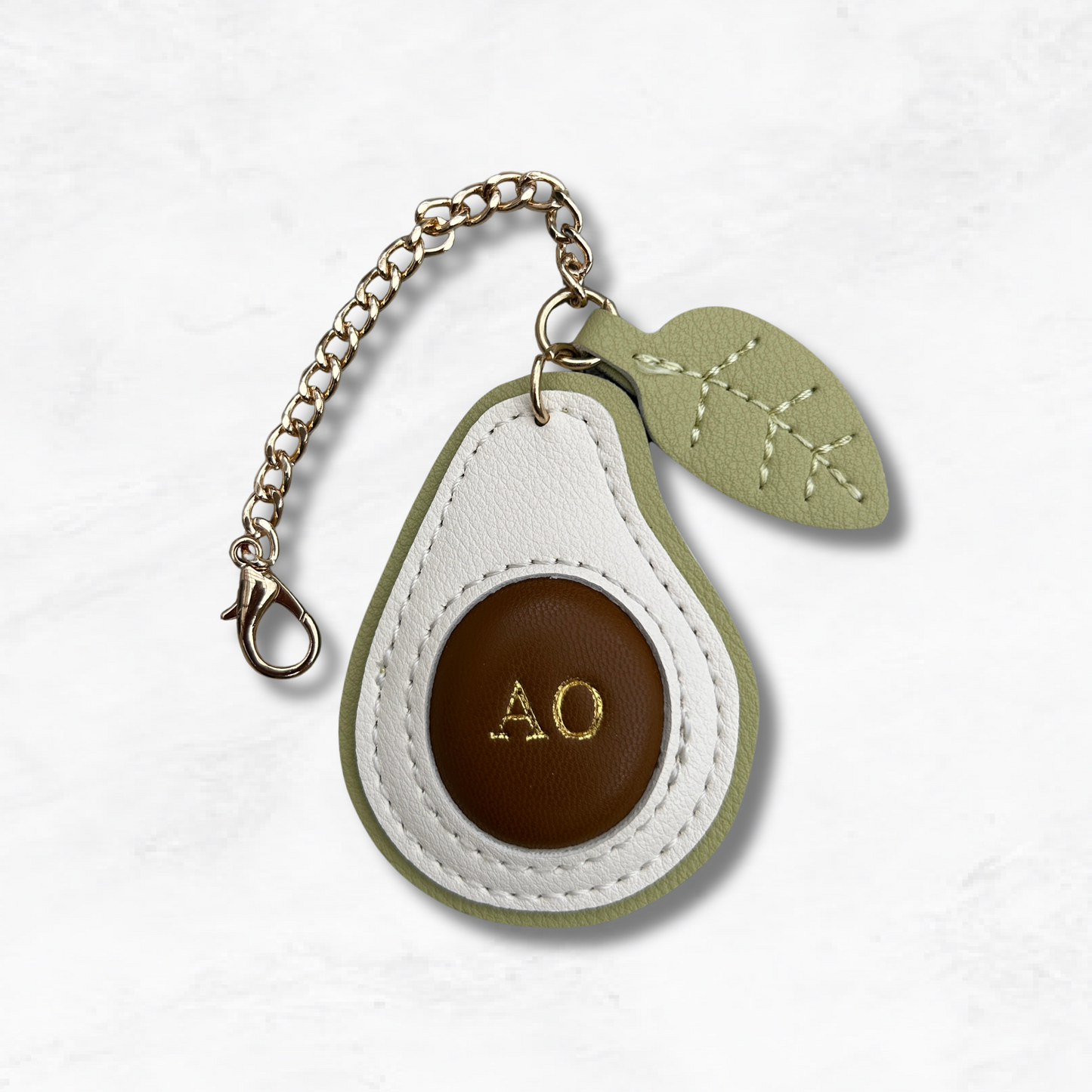 Personalised Avocado Bag Charm