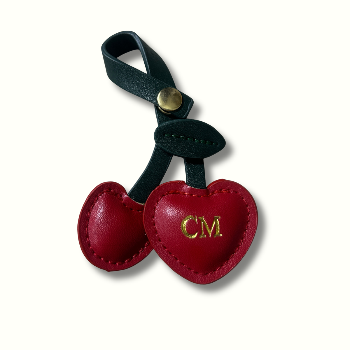 Personalised Cherries Bag Charm
