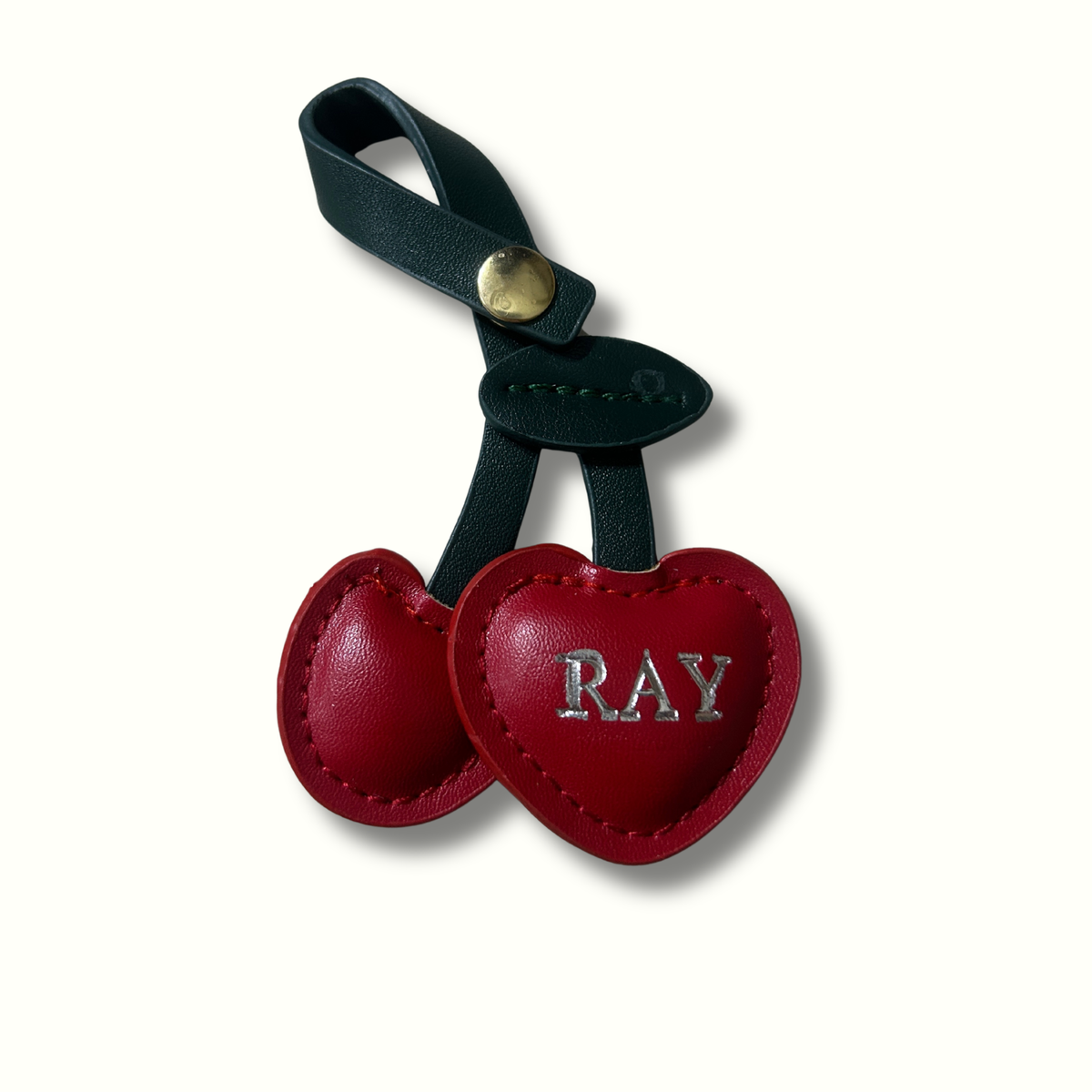 Personalised Cherries Bag Charm