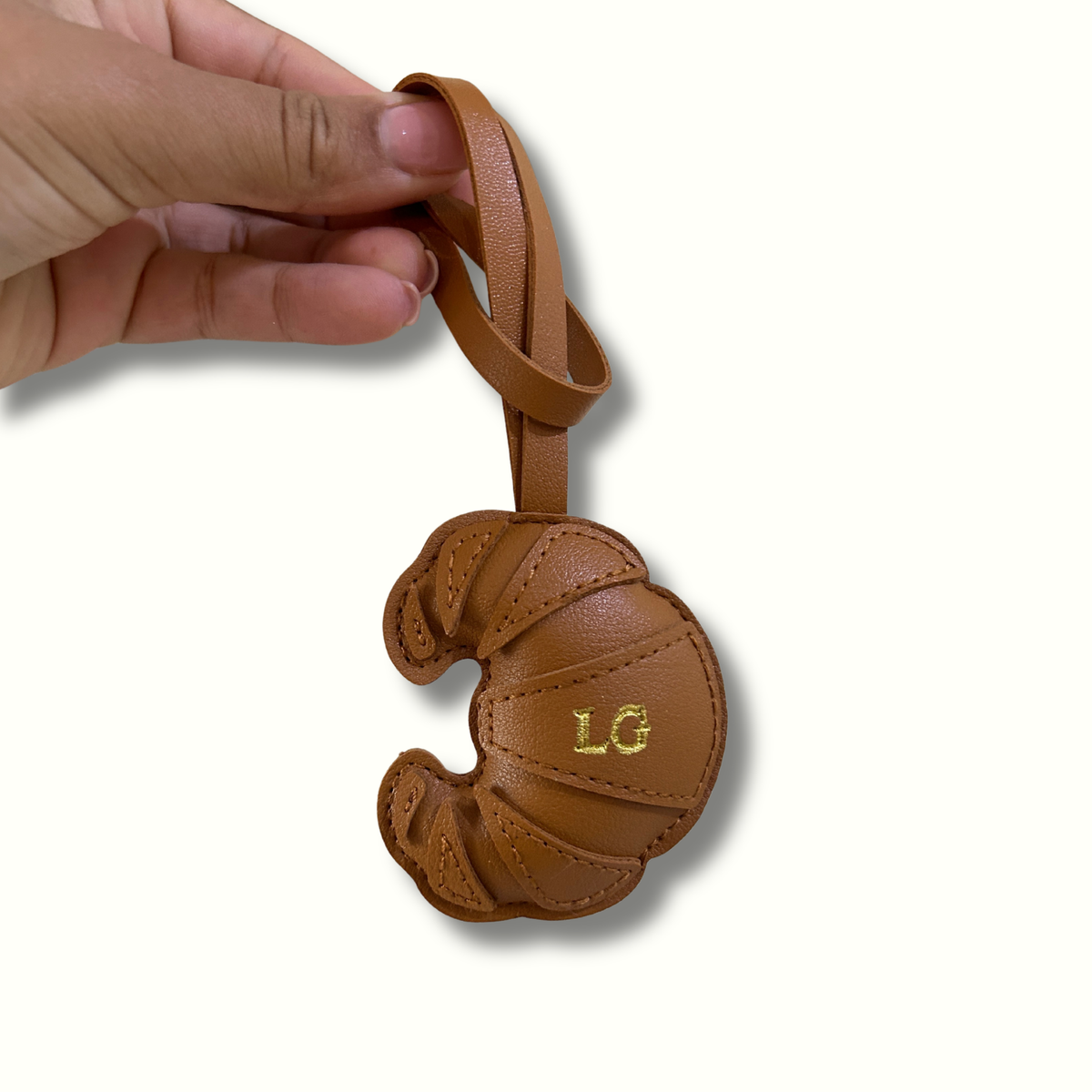 Personalised Croissant Bag Charm