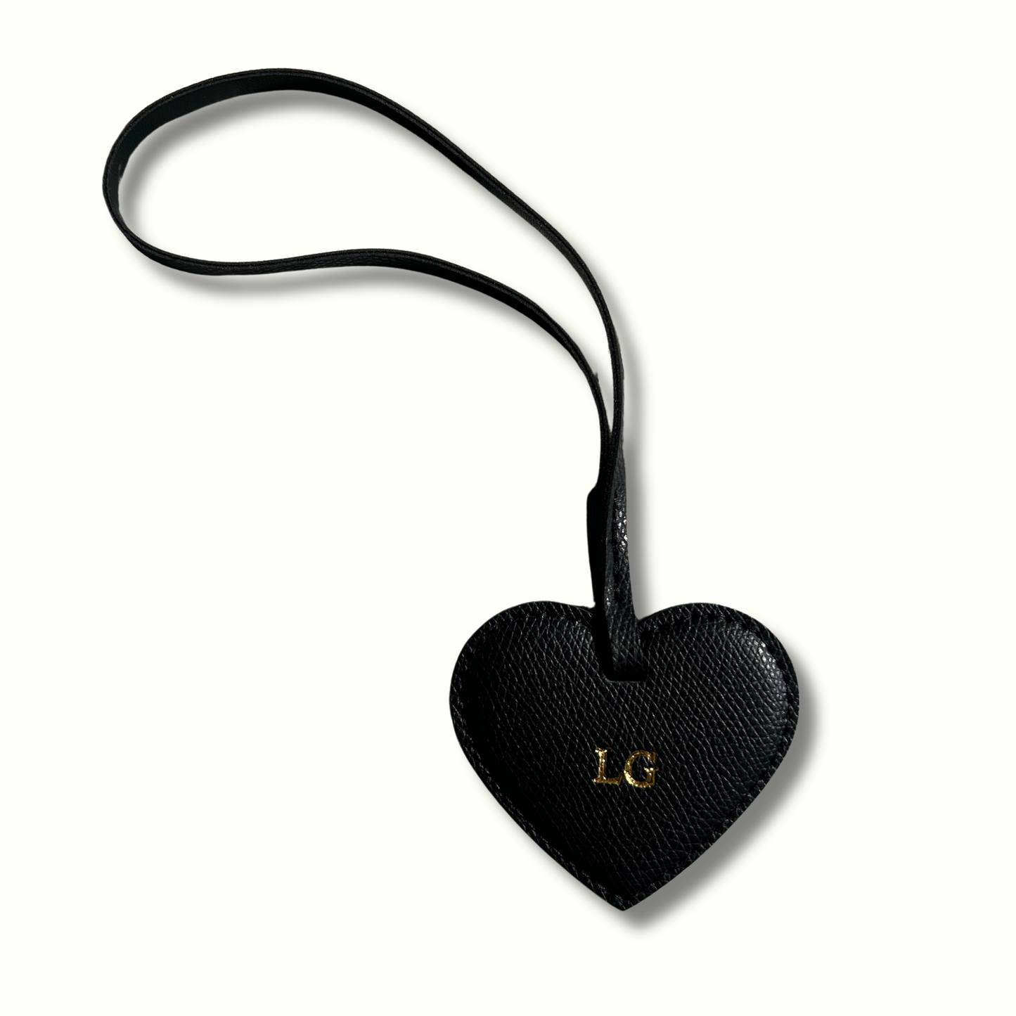 Personalised Heart Bag Charm
