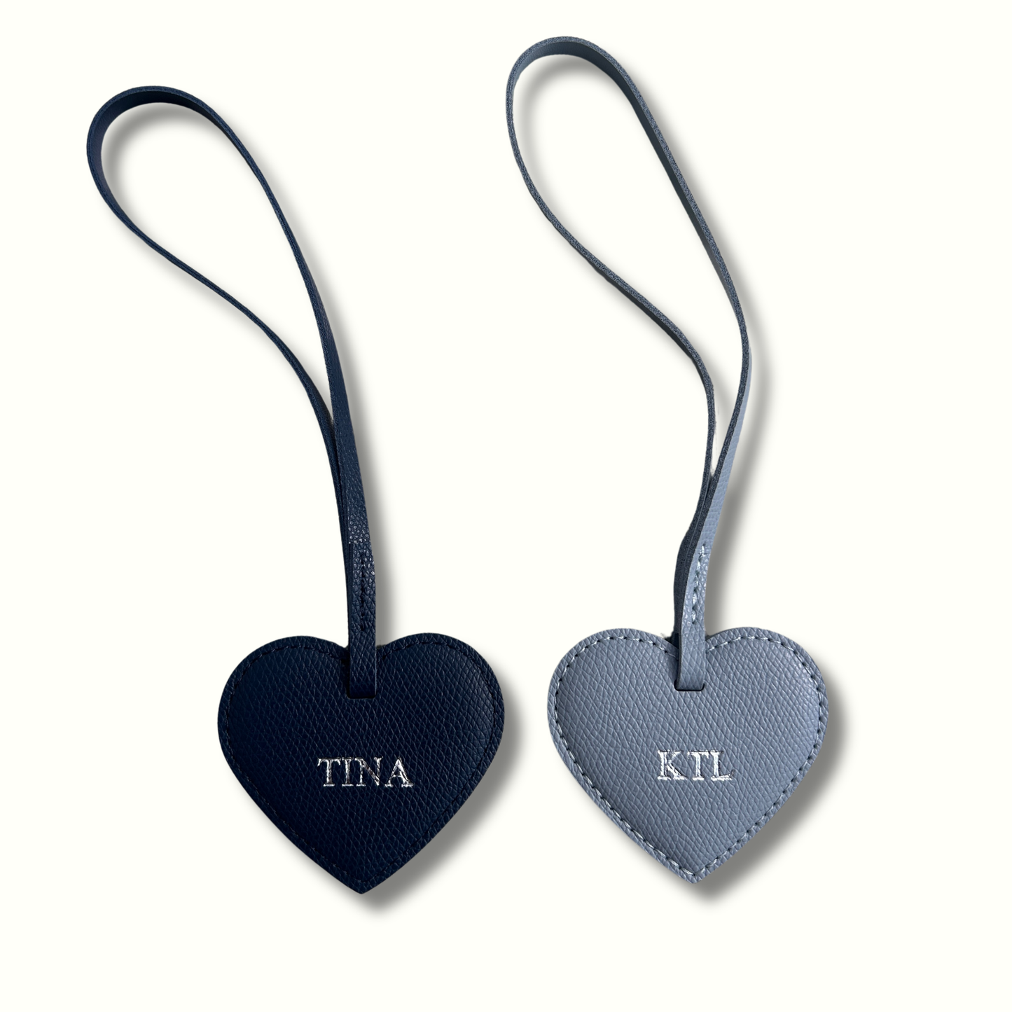 Personalised Heart Bag Charm