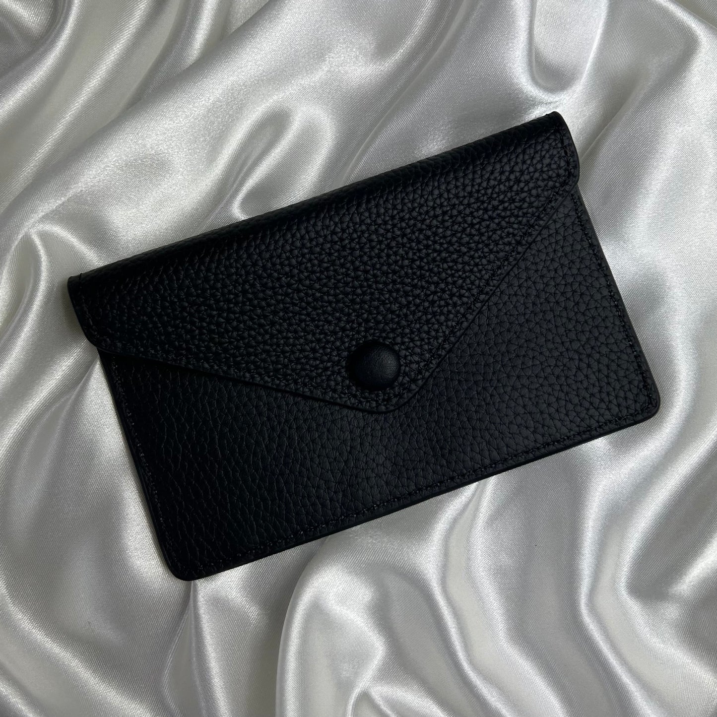 Personalised Leather Flap Cardholder