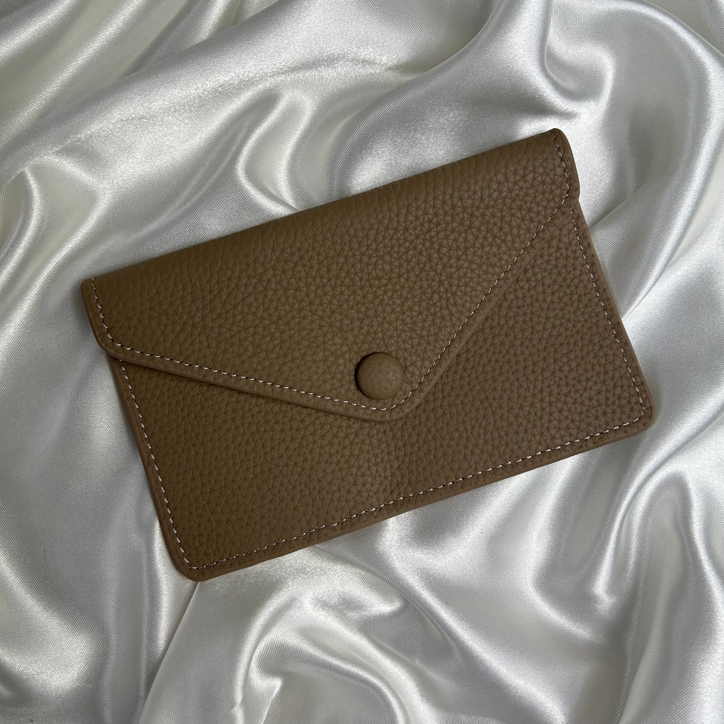 Personalised Leather Flap Cardholder