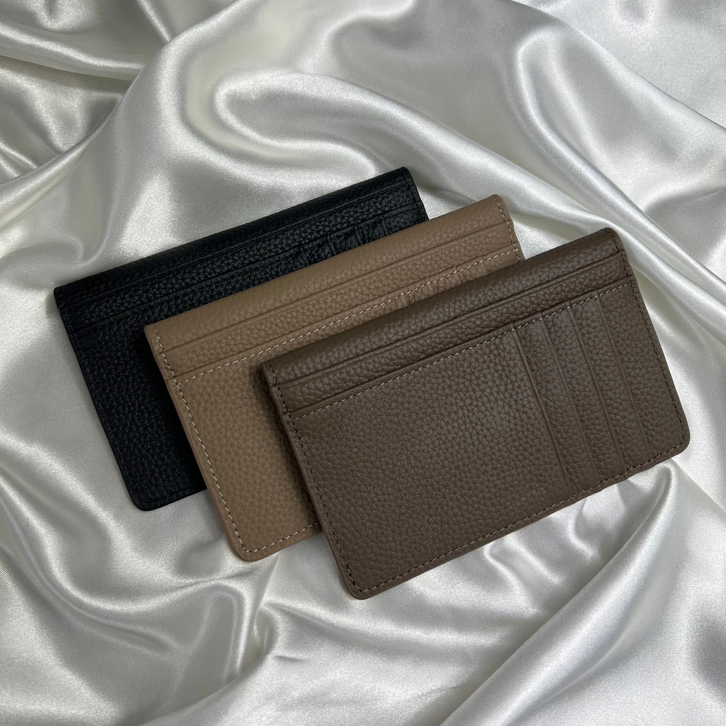 Personalised Leather Flap Cardholder