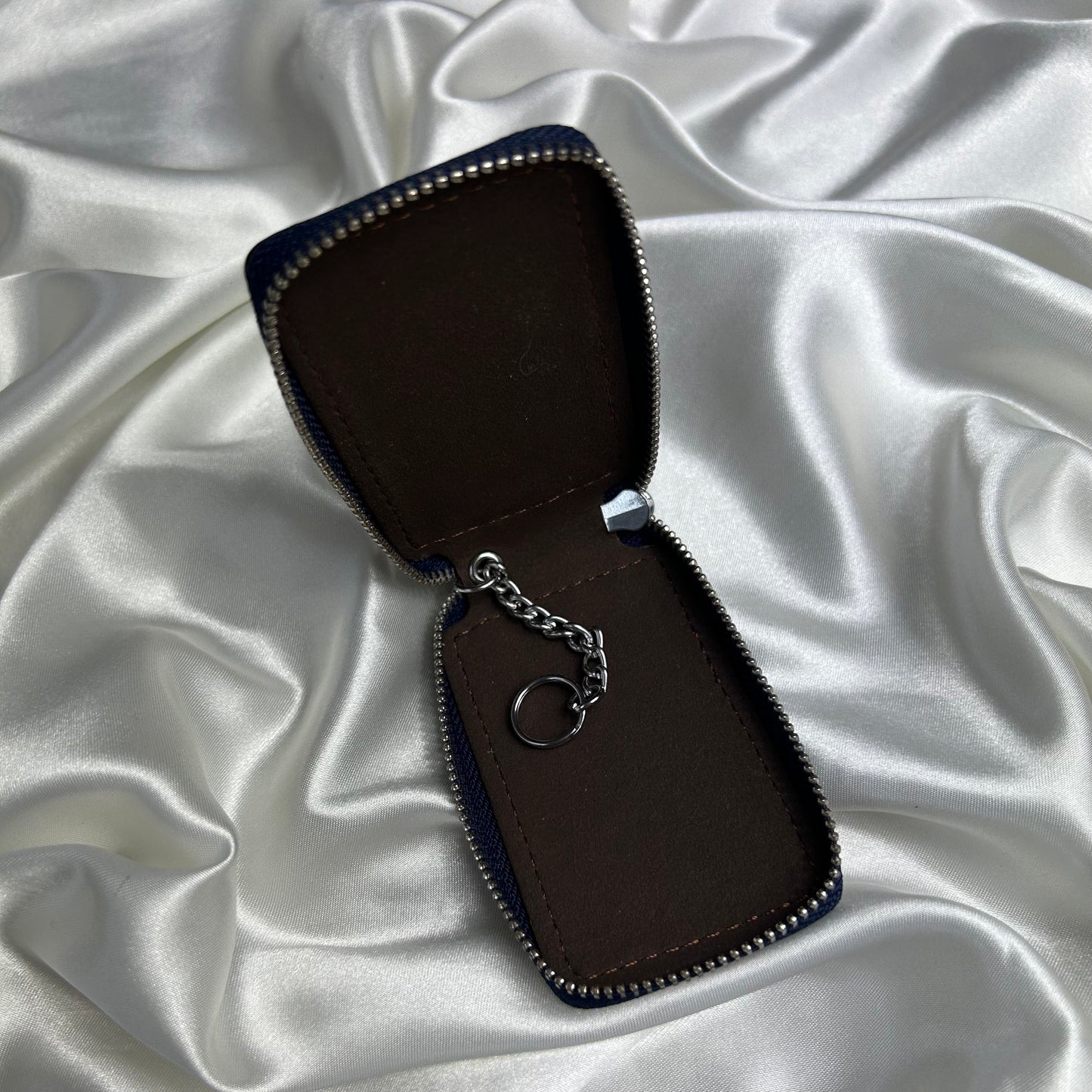 Personalised Leather Key Case Keychain