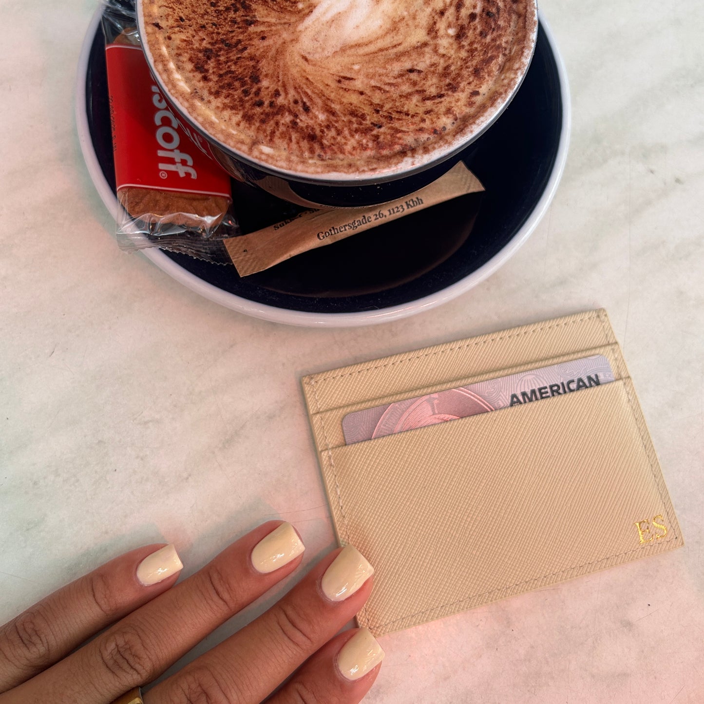 Personalised Leather Card Holder