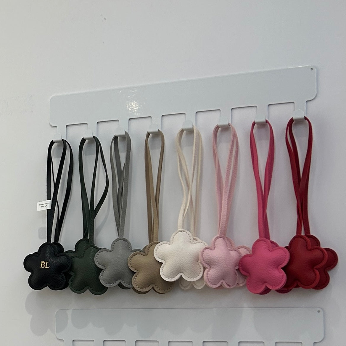 Personalised Flower Bag Charm