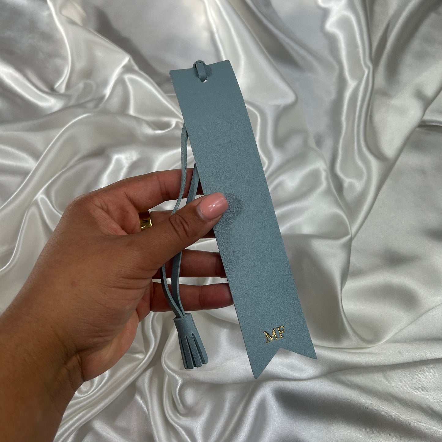 Tassel Bookmark - Blue/ Gold - MF