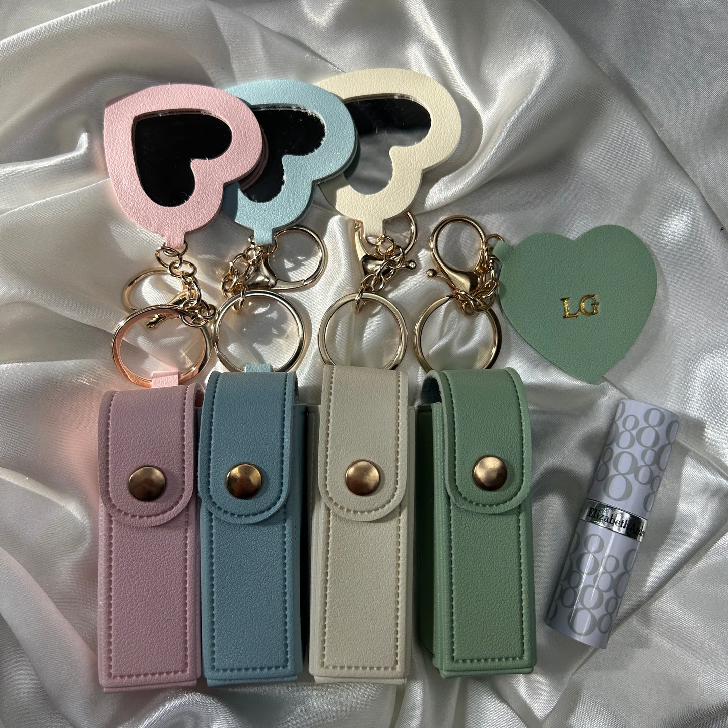 Personalised Vegan Leather Lipstick Case