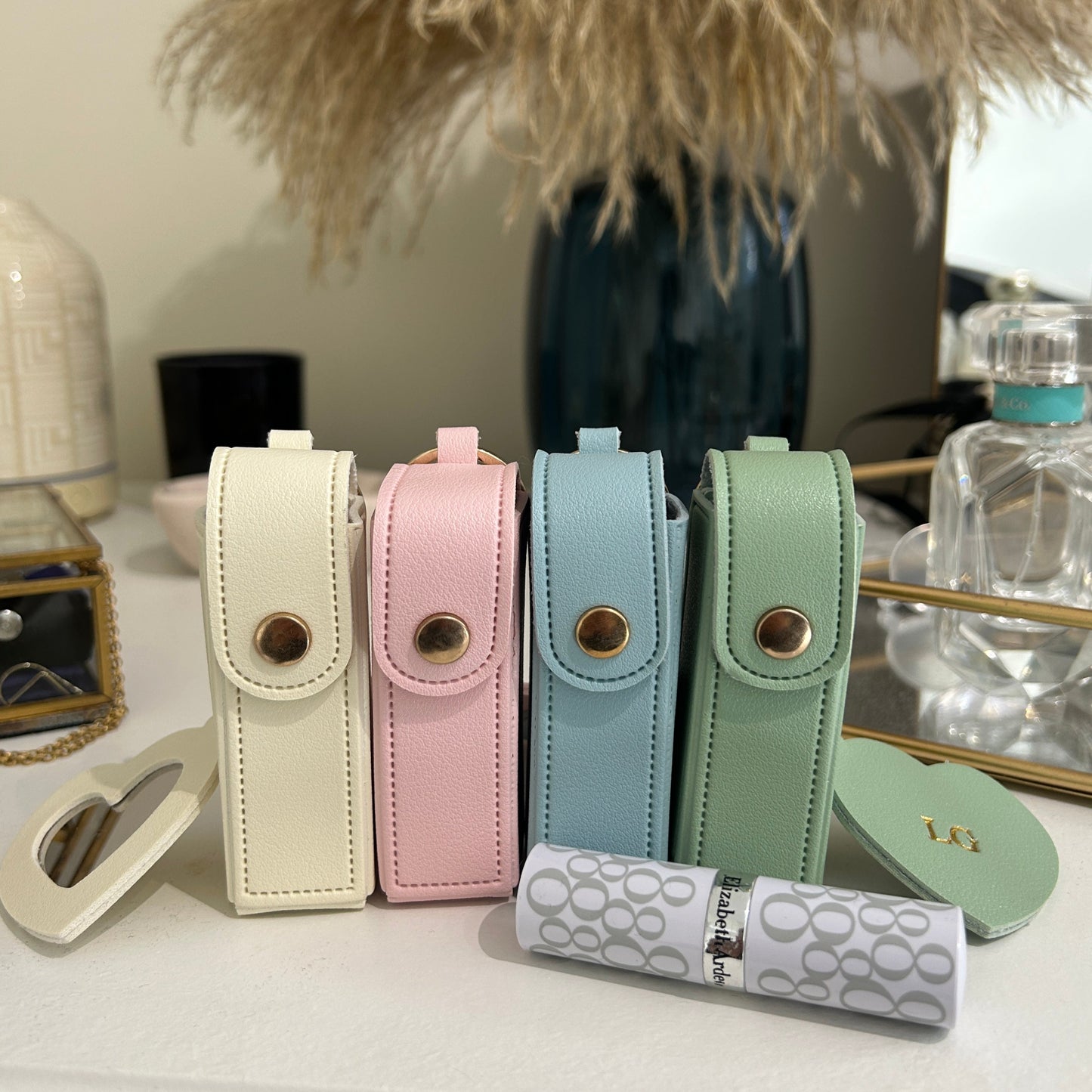 Personalised Vegan Leather Lipstick Case