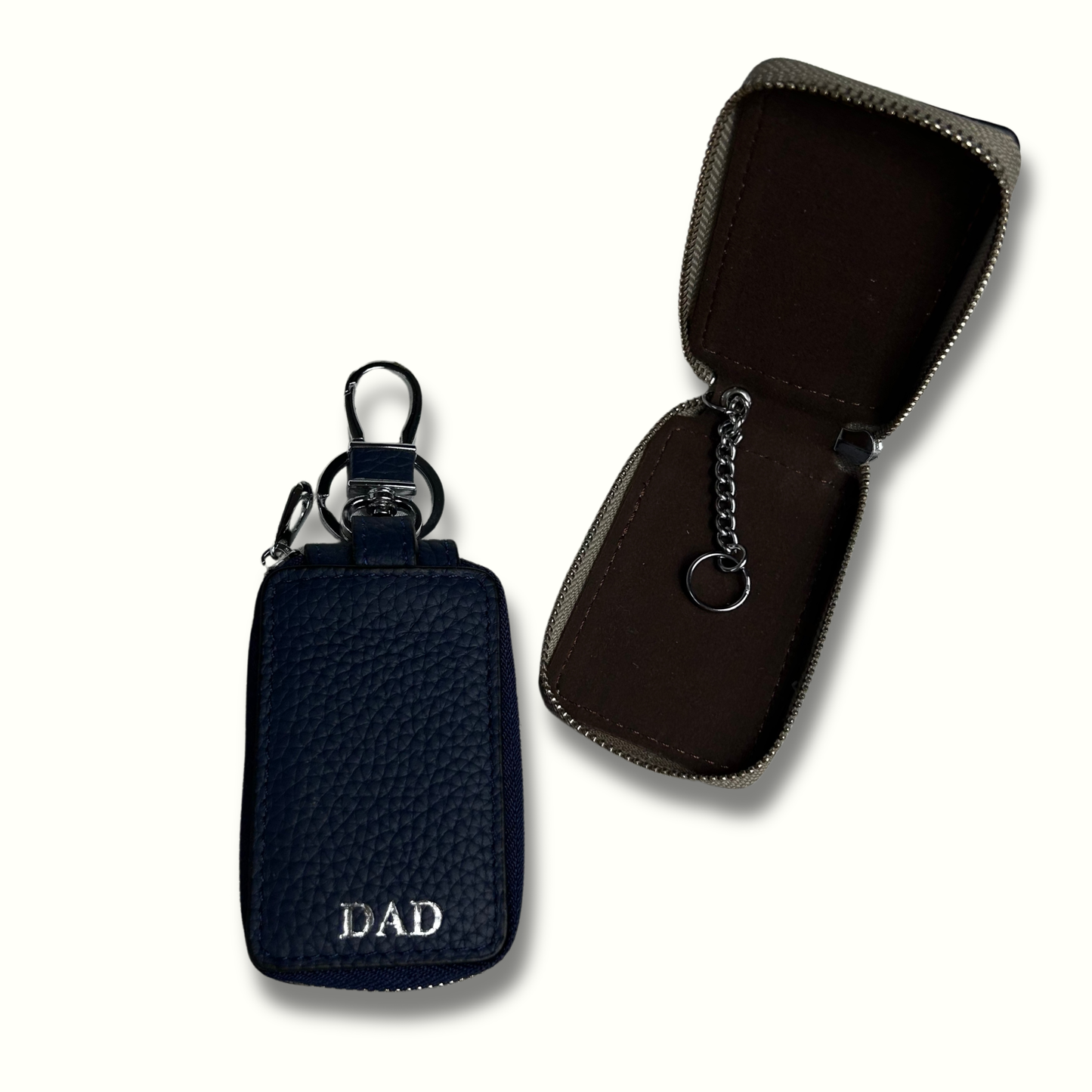 Personalised Leather Key Case Keychain