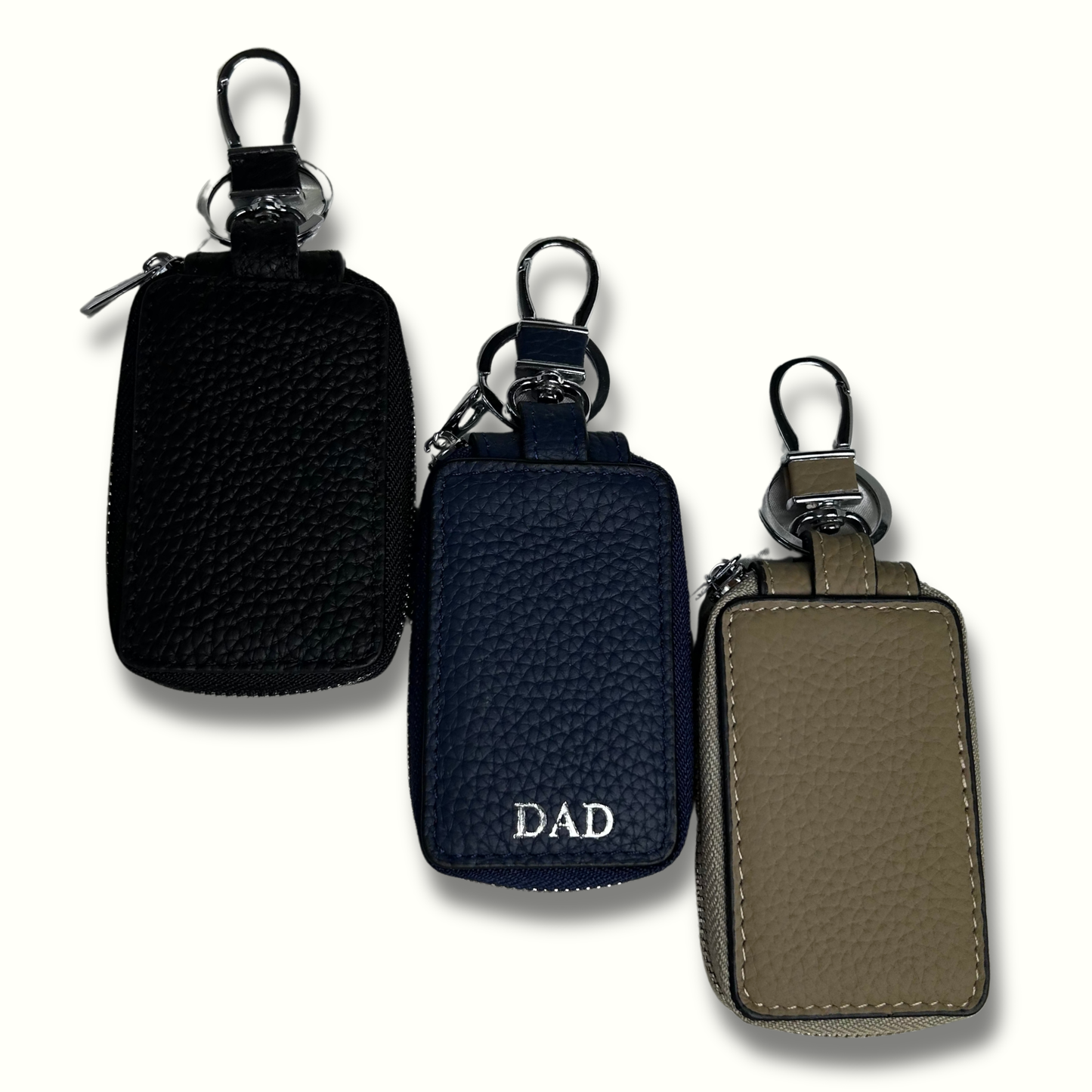Personalised Leather Key Case Keychain