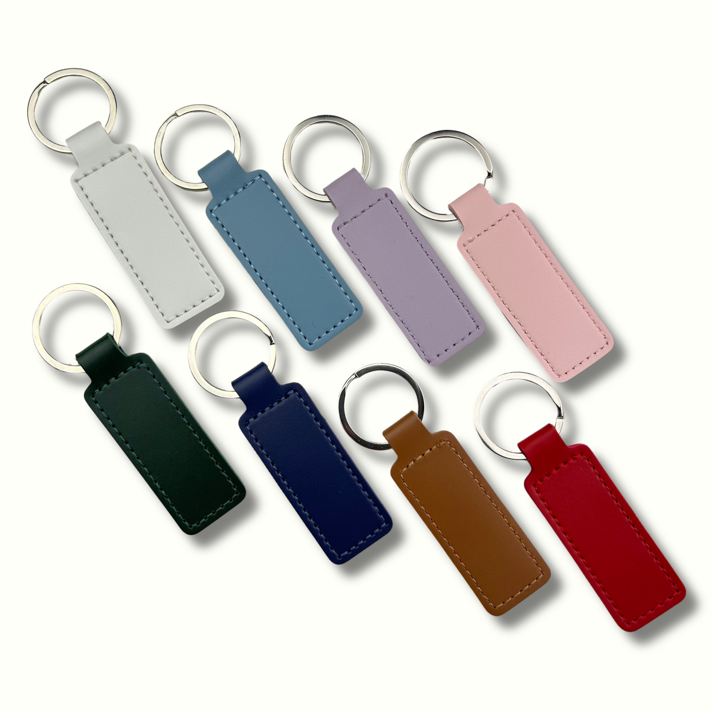 Personalised Vegan Leather Keychain