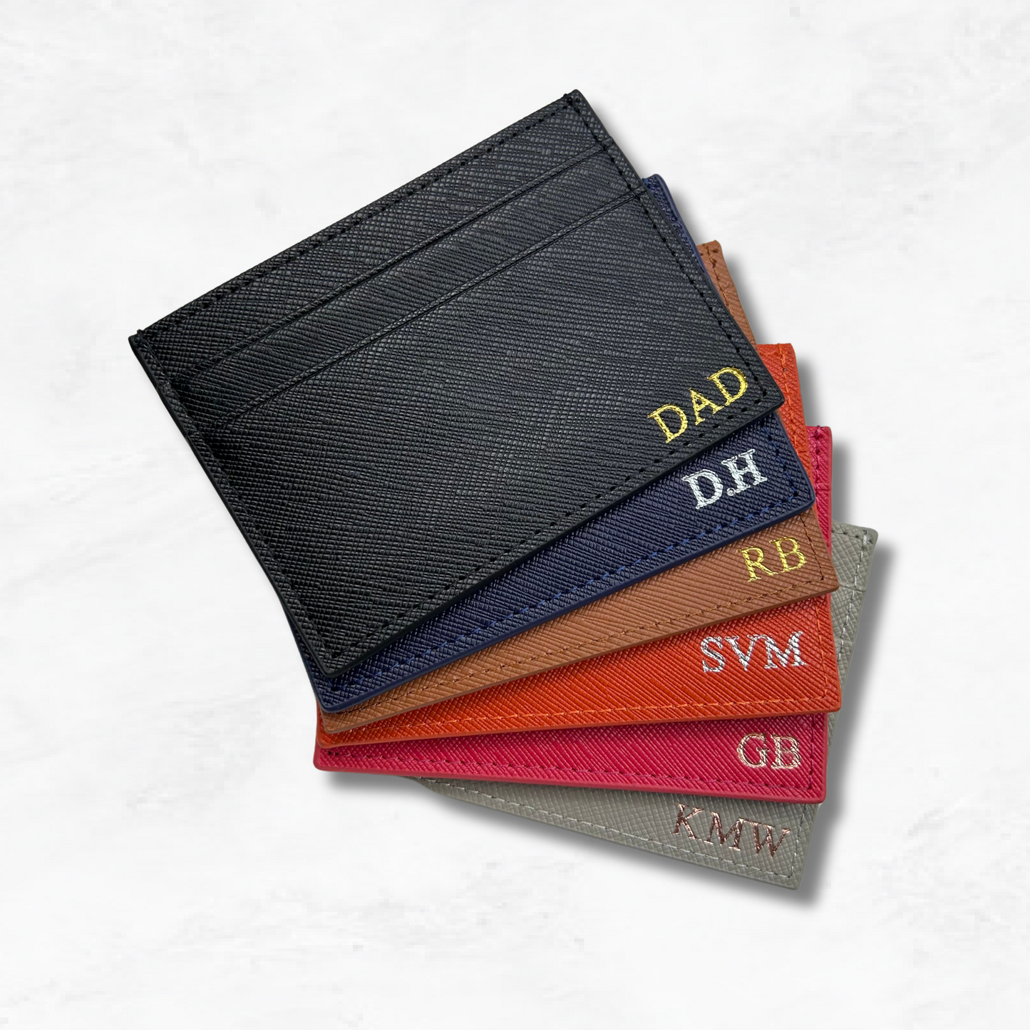 Personalised Leather Card Holder