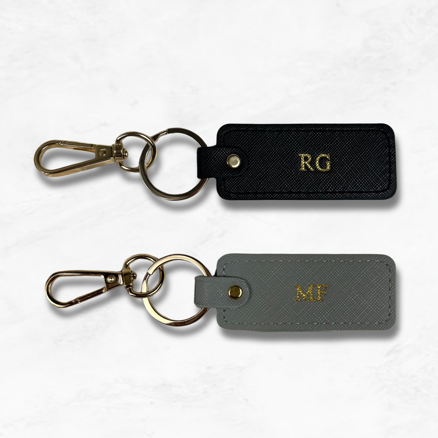 Personalised Vegan Leather Keychain