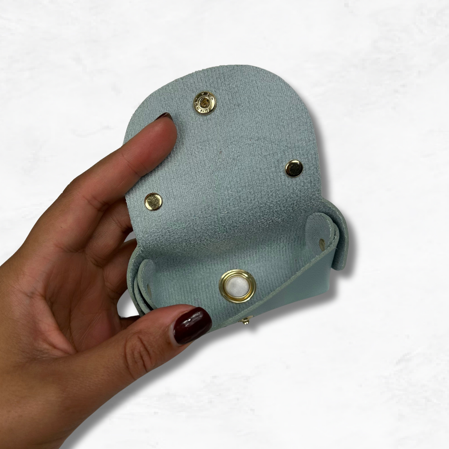 Personalised Vegan Leather Dog Poo Bag Holder