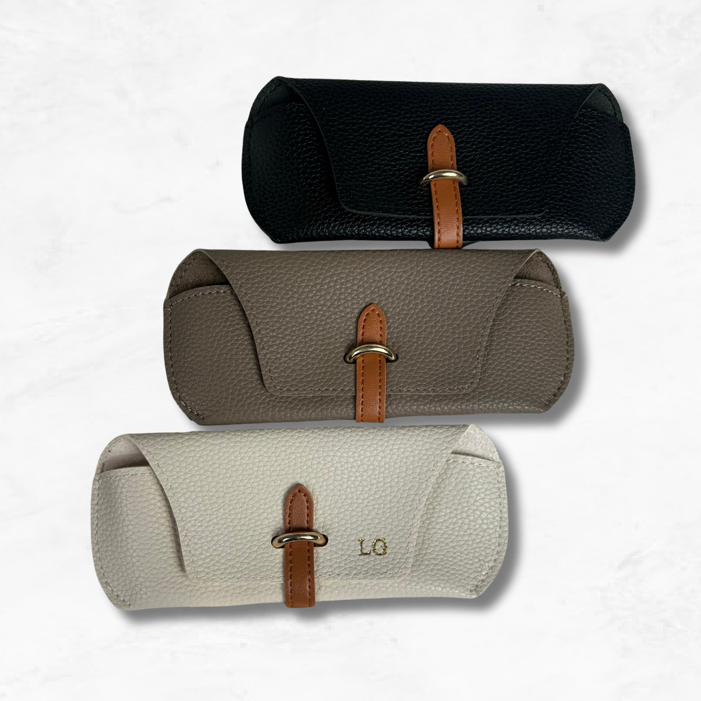 Personalised Vegan Leather Glasses Case