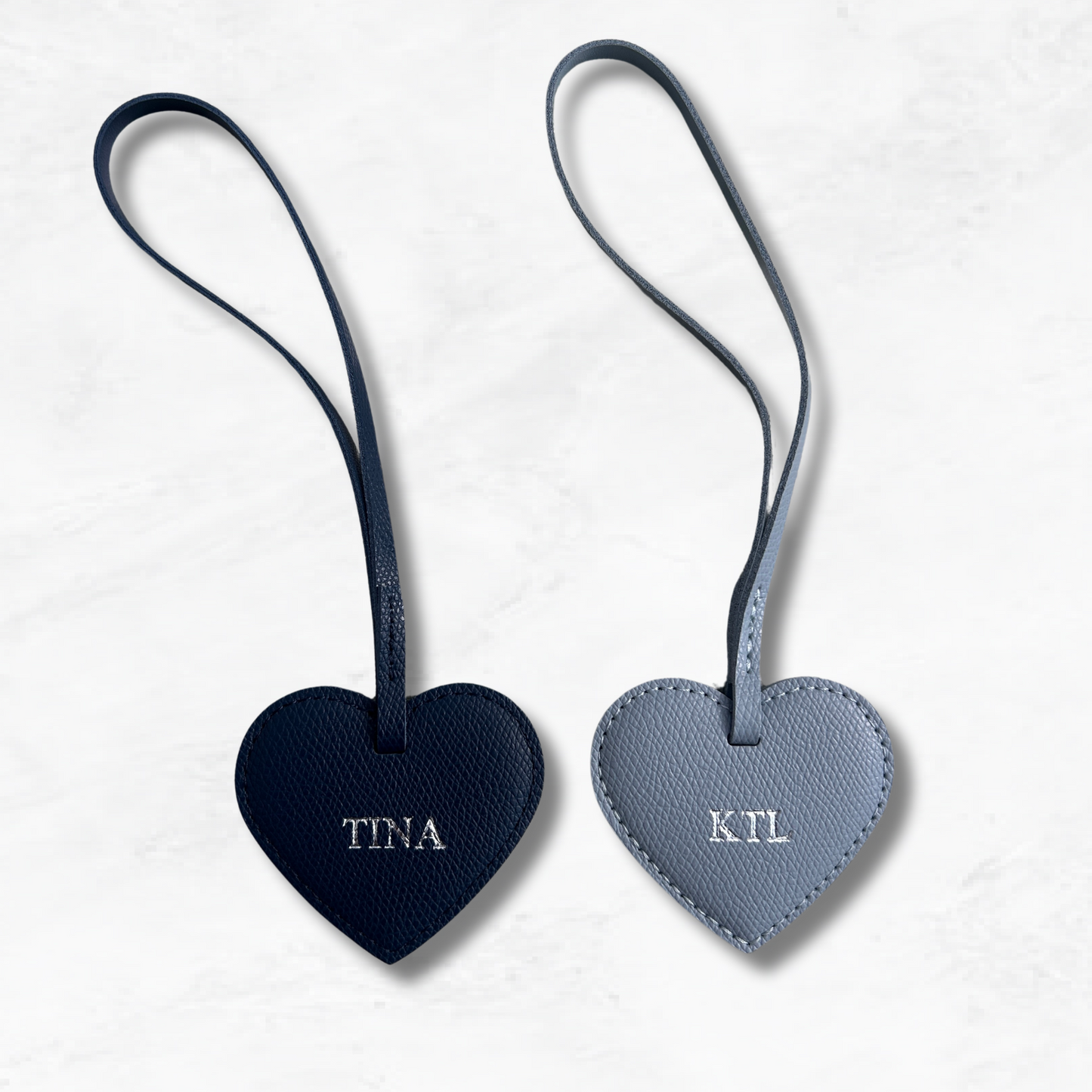 Personalised Heart Bag Charm