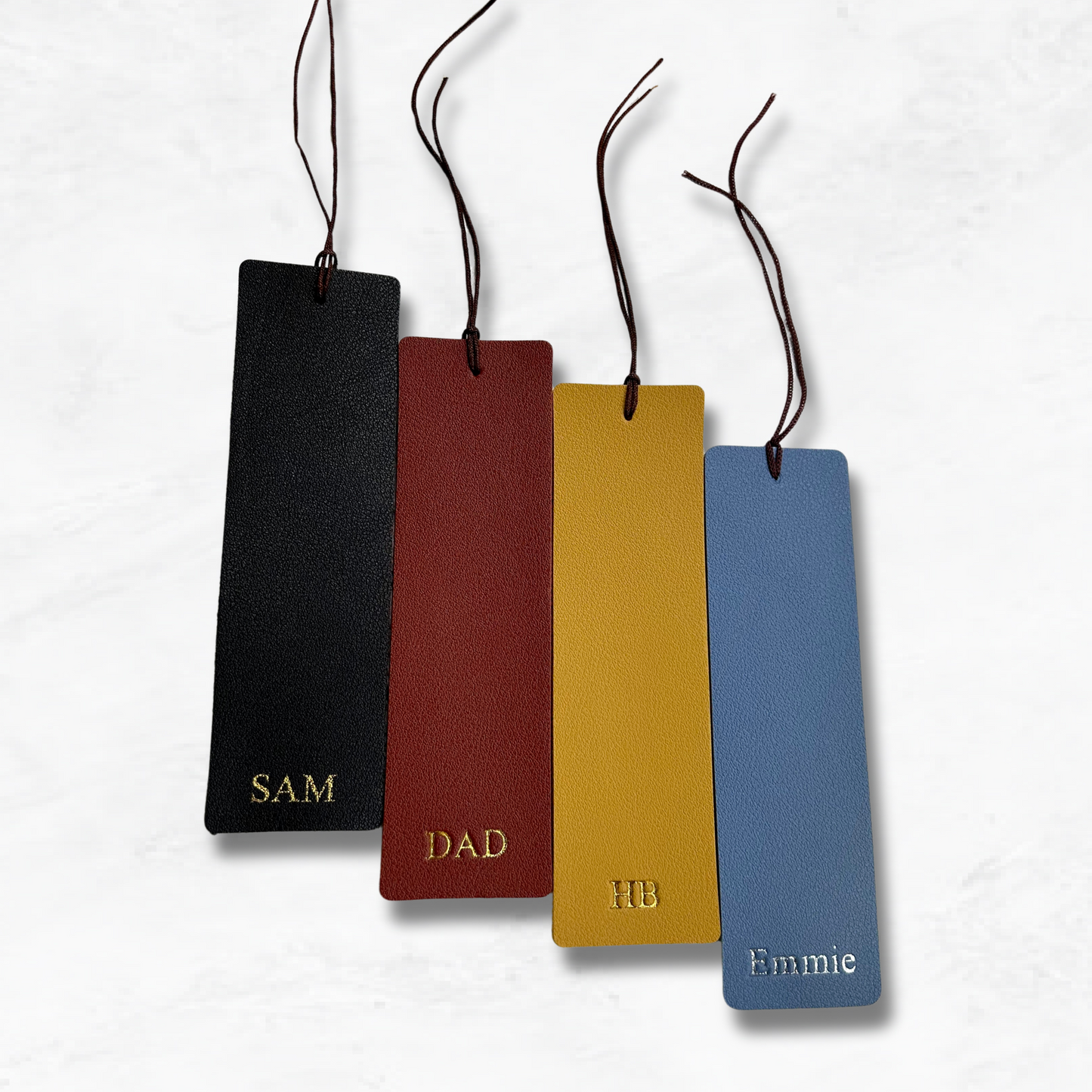 Personalised Vegan Leather Bookmark