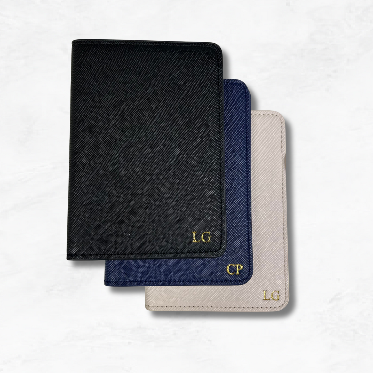Personalised Vegan Leather Passport Cover