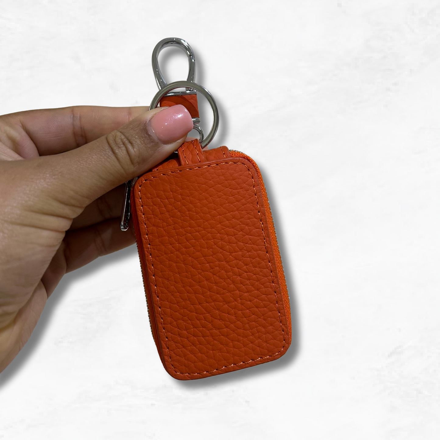 Personalised Leather Key Case Keychain