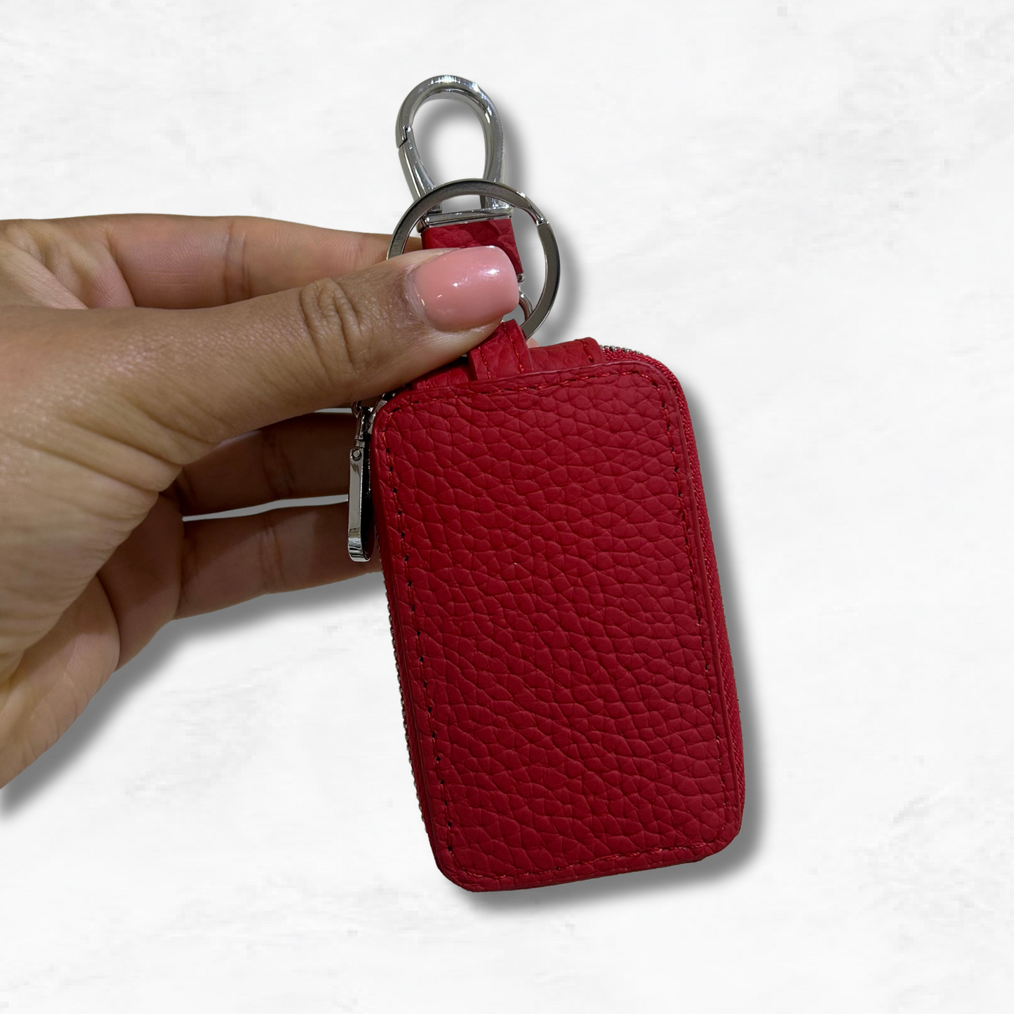 Personalised Leather Key Case Keychain