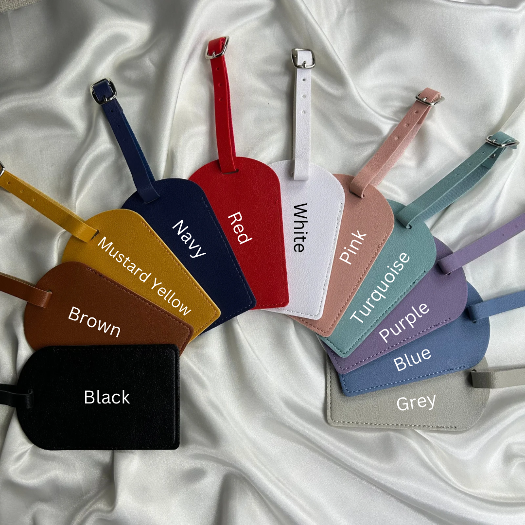 Personalised Rounded Luggage Tag