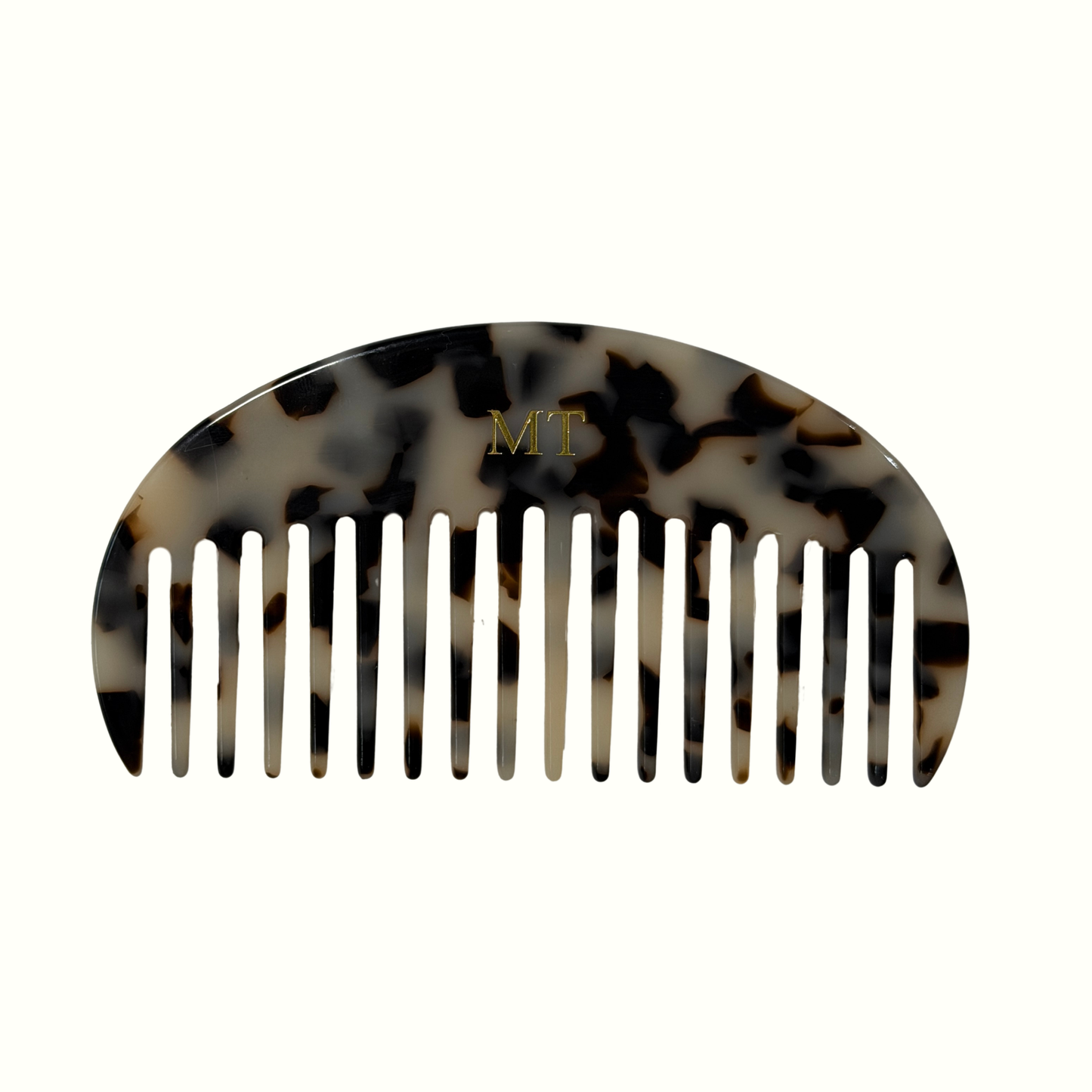 Personalised Rounded Comb