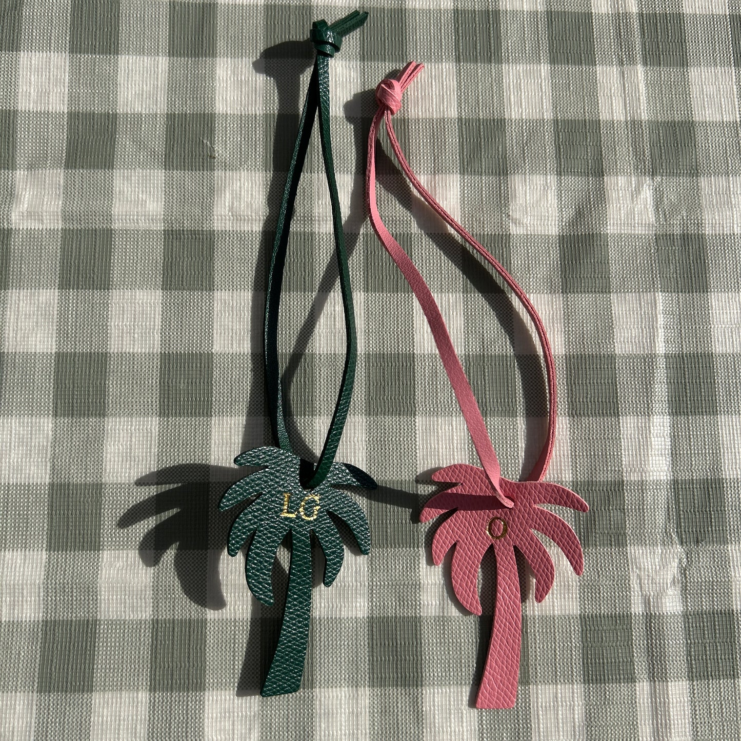 Personalised Palm Tree Bag Charm