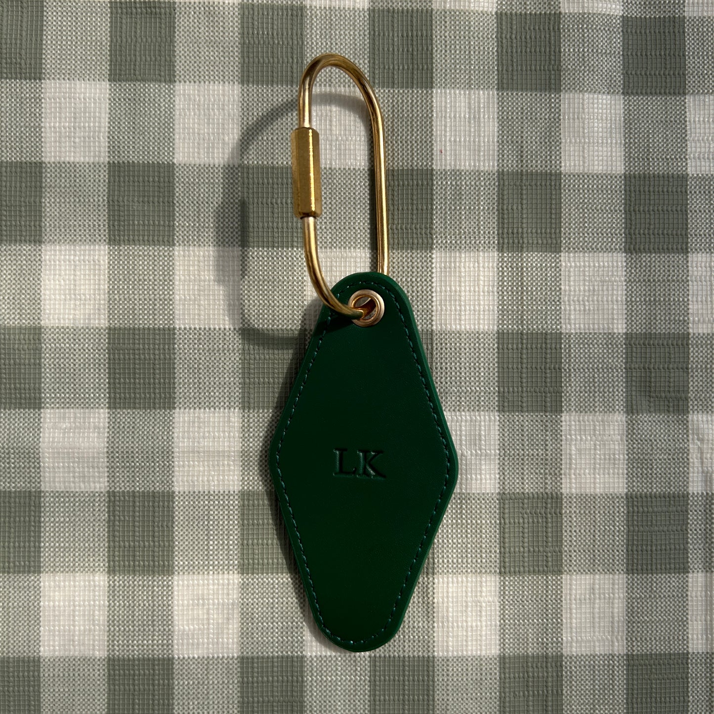 Personalised Diamond Carabiner Keychain