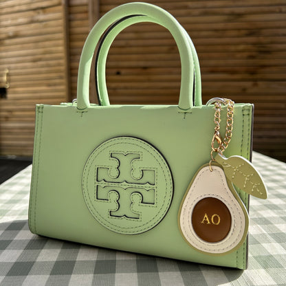 Personalised Avocado Bag Charm