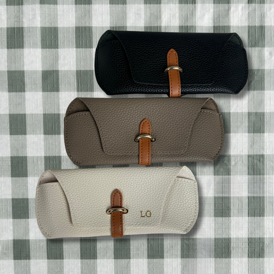Personalised Vegan Leather Glasses Case