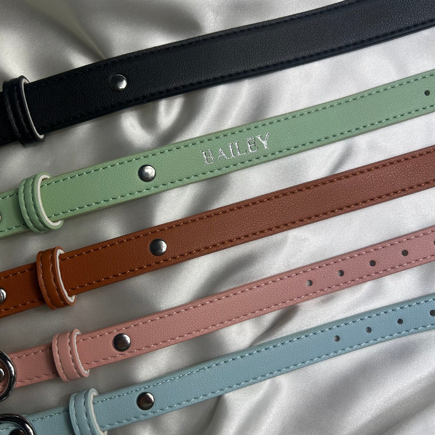 Personalised Vegan Leather Pet Collar