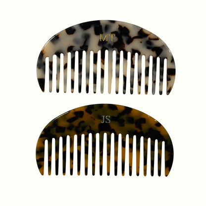 Personalised Rounded Comb