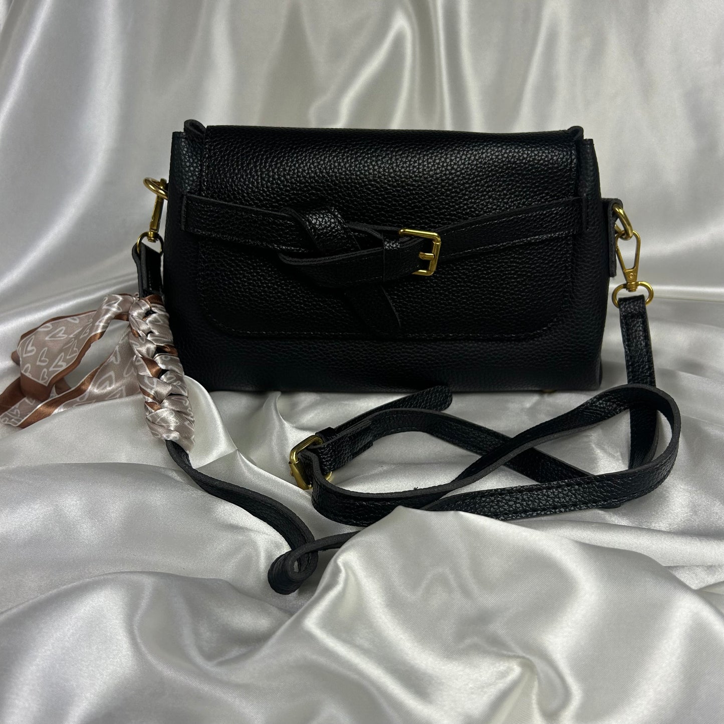 Personalised Vegan Leather Crossbody Bag