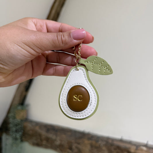 Avocado Bag Charm - Gold - SC