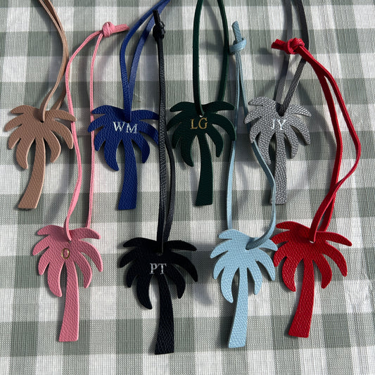 Personalised Palm Tree Bag Charm