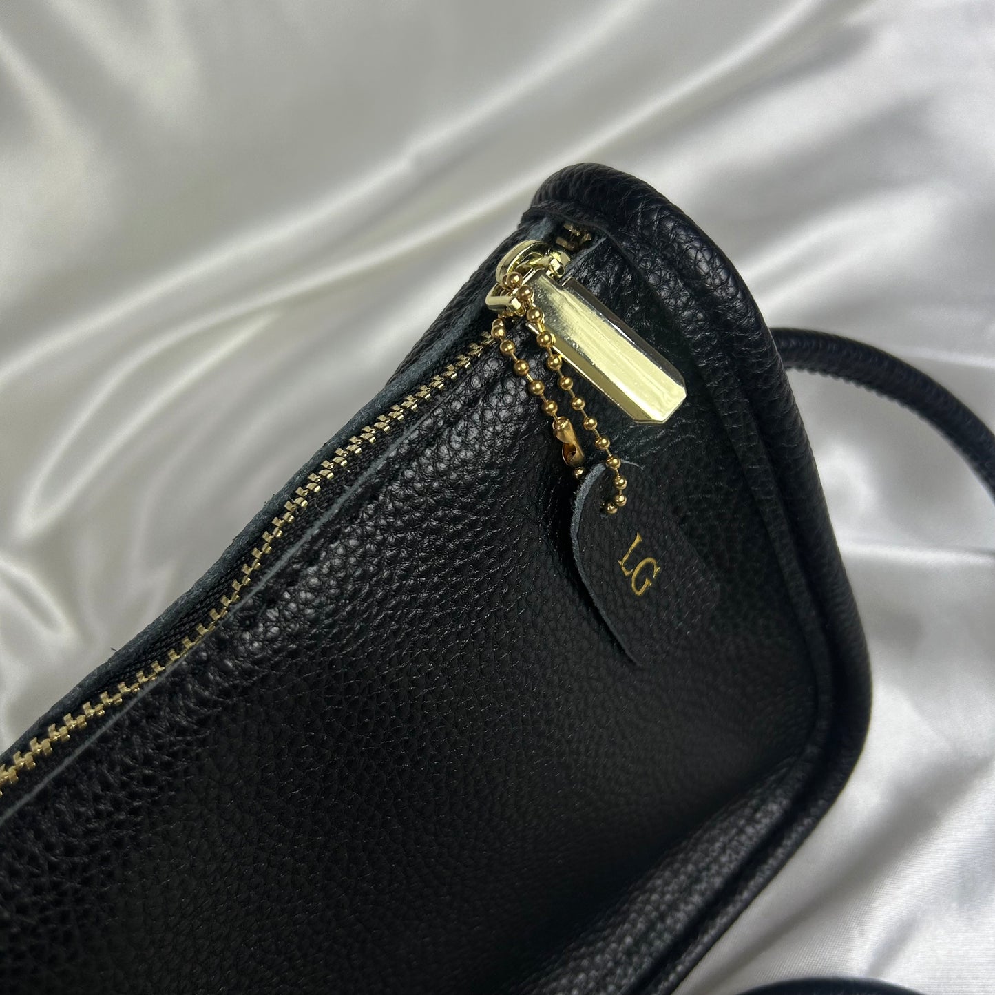 Personalised Leather Crossbody Bag