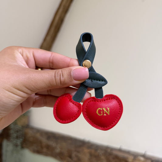 Cherry Bag Charm - Gold - GN