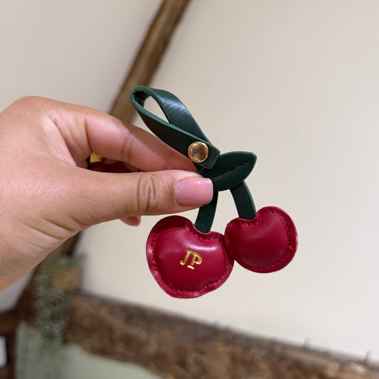 Cherry Bag Charm - Gold - JP